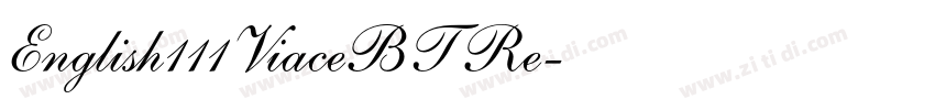 English111ViaceBT Re字体转换
